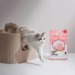 【PoPoLitter】 Cat Litter Tofu Cat Litter Best Cat Litter Natural Clumping Tofu Cat Litter 5.5lb/88oz 5 Scents (Peach, 1 Pack)